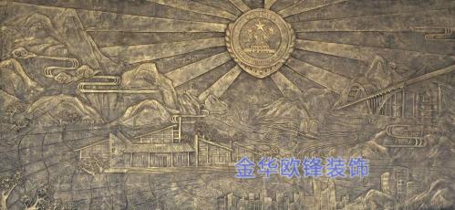 玻璃钢仿铜浮雕