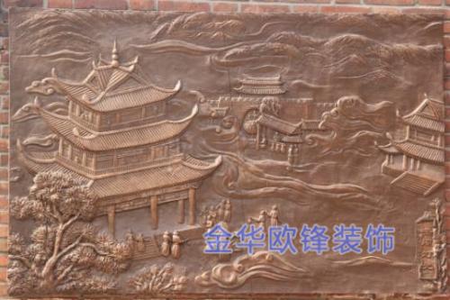 玻璃钢仿铜浮雕