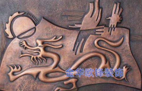 玻璃钢仿铜浮雕