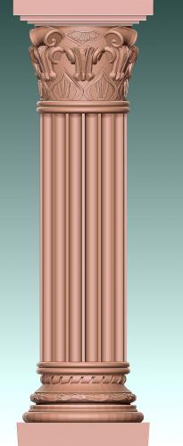 罗马柱效果图